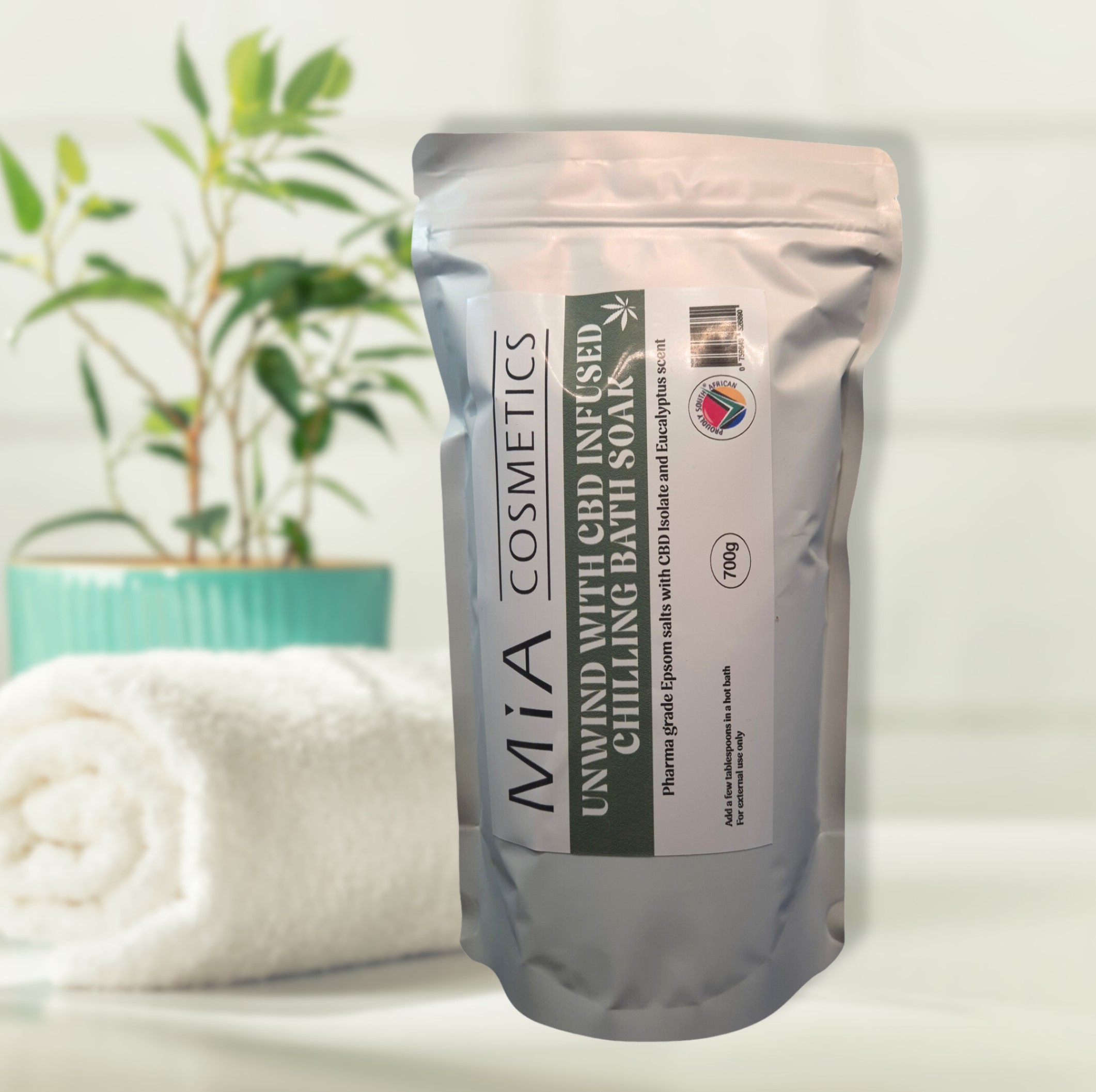 Mia Cosmetics aromatherapy CBD Chilling Salts Bath Soak 700g