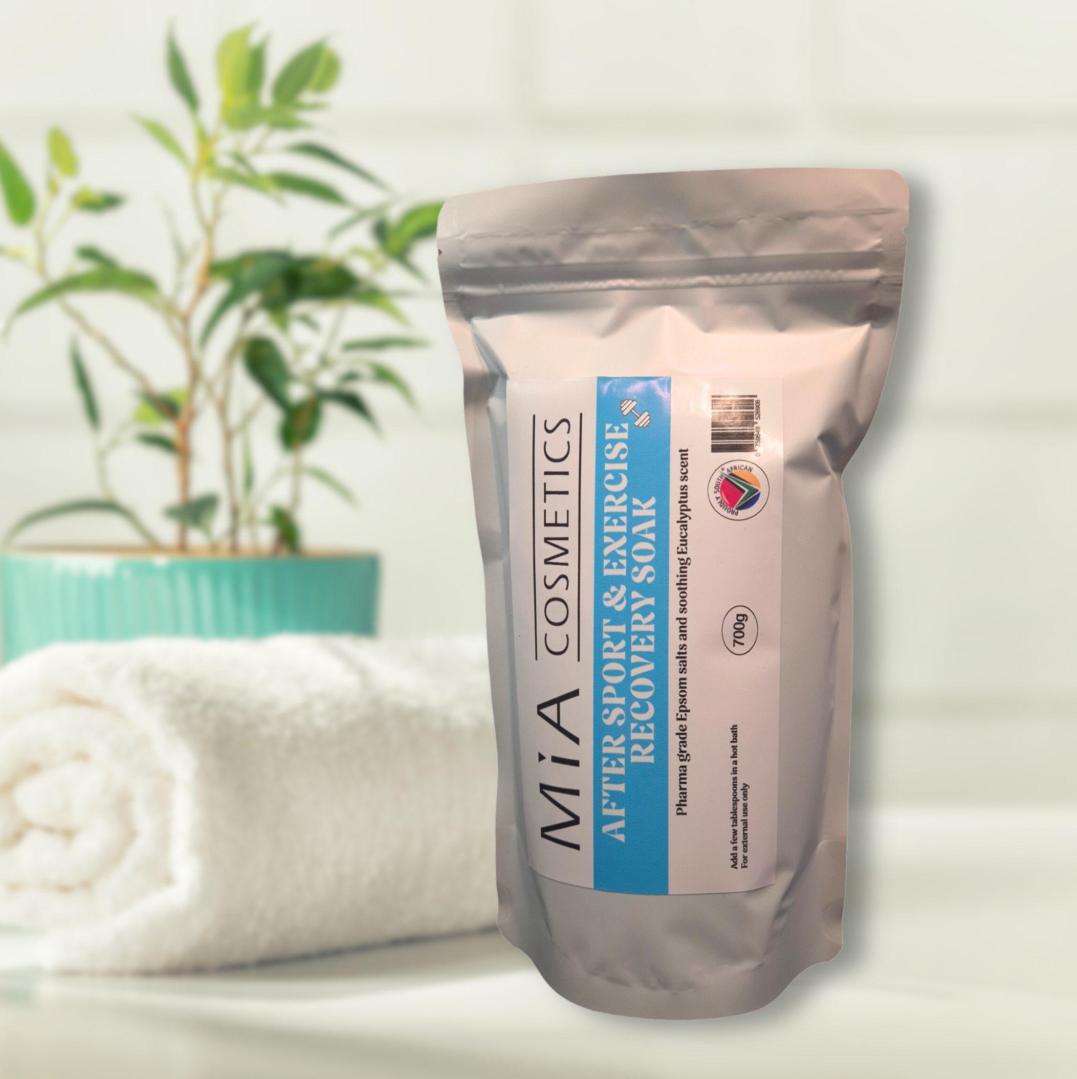 Mia Cosmetics aromatherapy Sports Salts Bath Soak 700g
