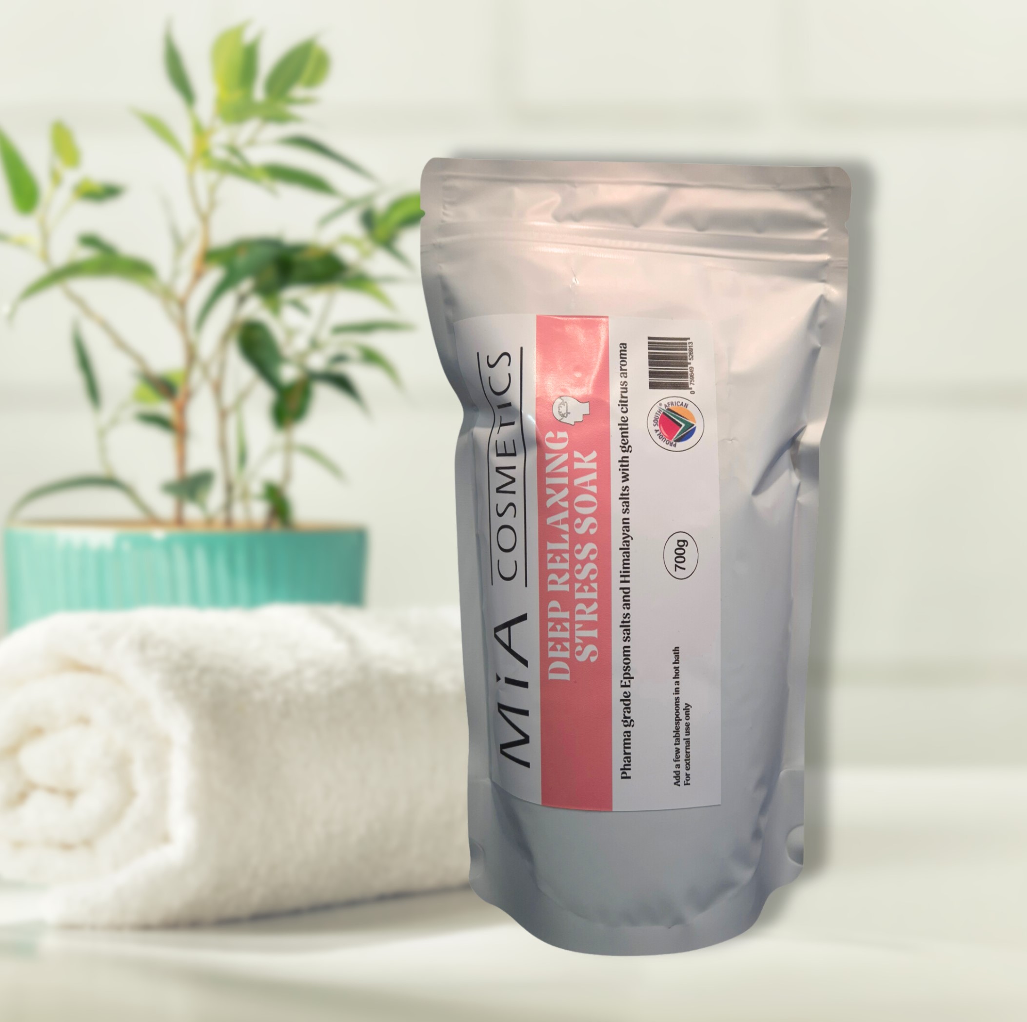 Mia Cosmetics aromatherapy Stress Salts Bath Soak 700g