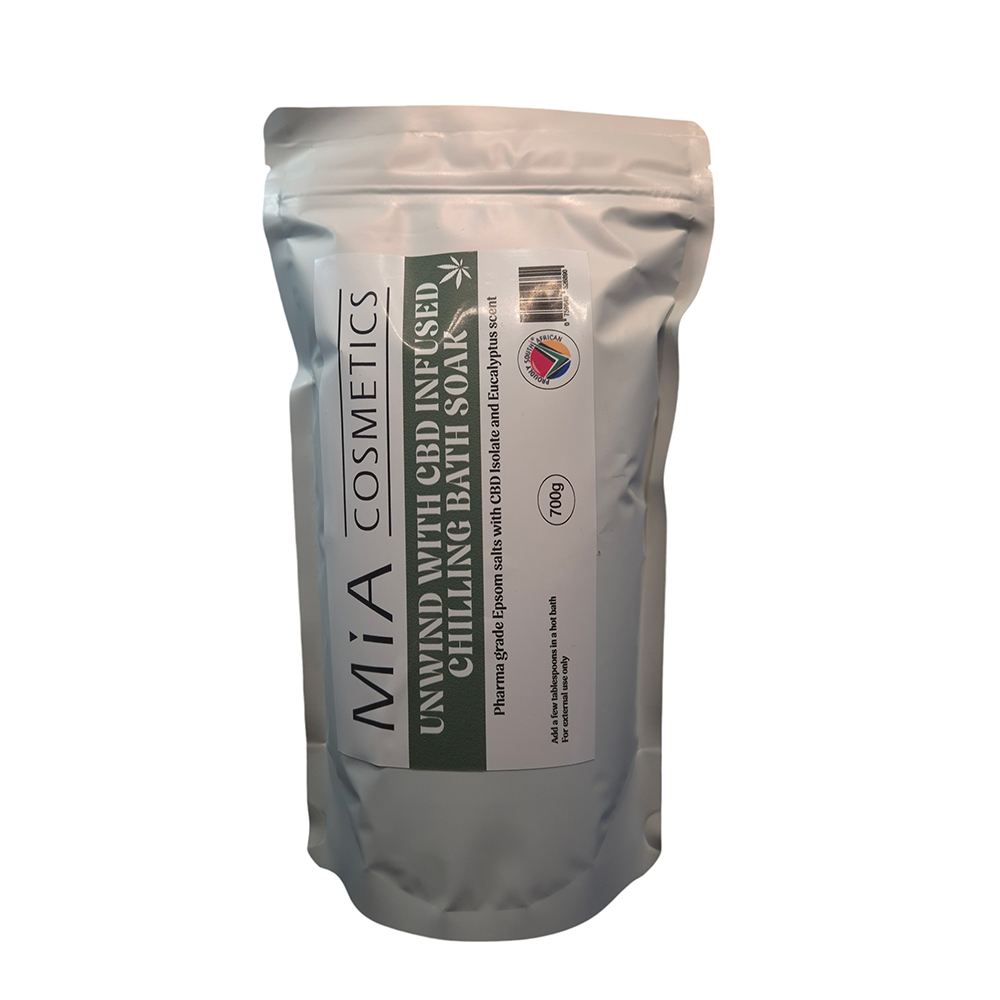 Mia Cosmetics aromatherapy CBD Chilling Salts Bath Soak 700g